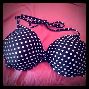 Polka dot bikini top